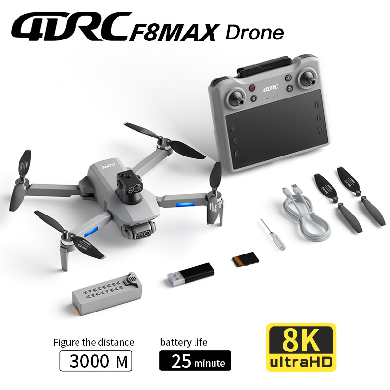 Drone Battery Box - Dron F8 MAX GPS profesional con