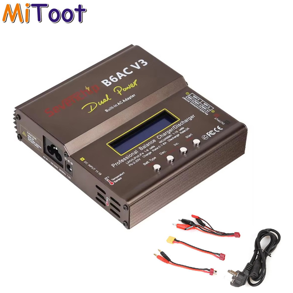 Drone Battery Smart - Cargador/Descargador Inteligente Digital LCD iMax B6AC