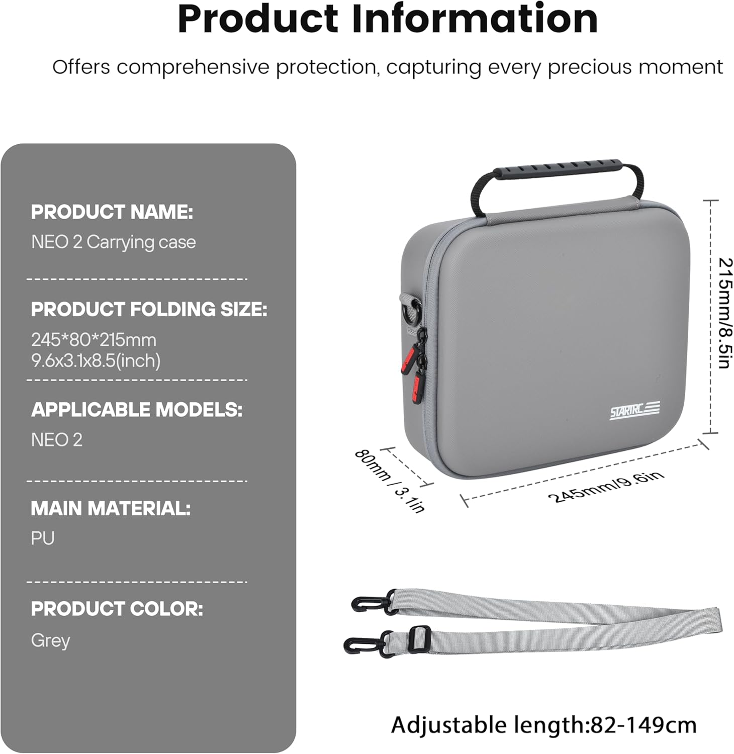 STARTRC Neo 2 Bolso de hombro  - Drone Battery Box reseña y precio