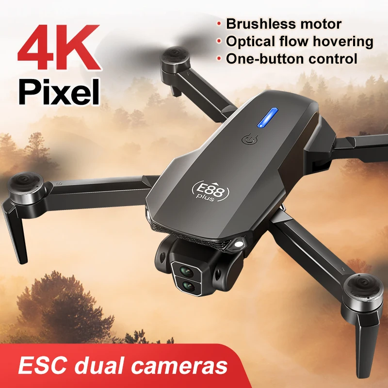 Nuevo Dron cuadricóptero E88 P - Drone Battery Box reseña y precio