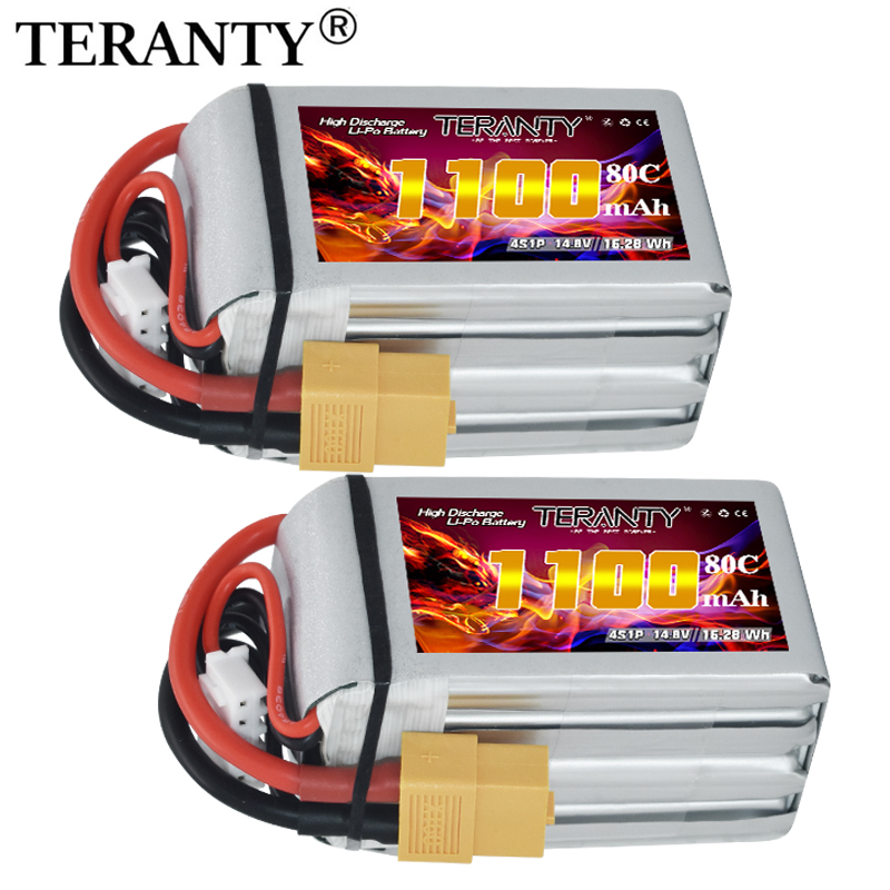 Batería Lipo TERANTY 4S 1100mA - Drone Battery 4S reseña y precio