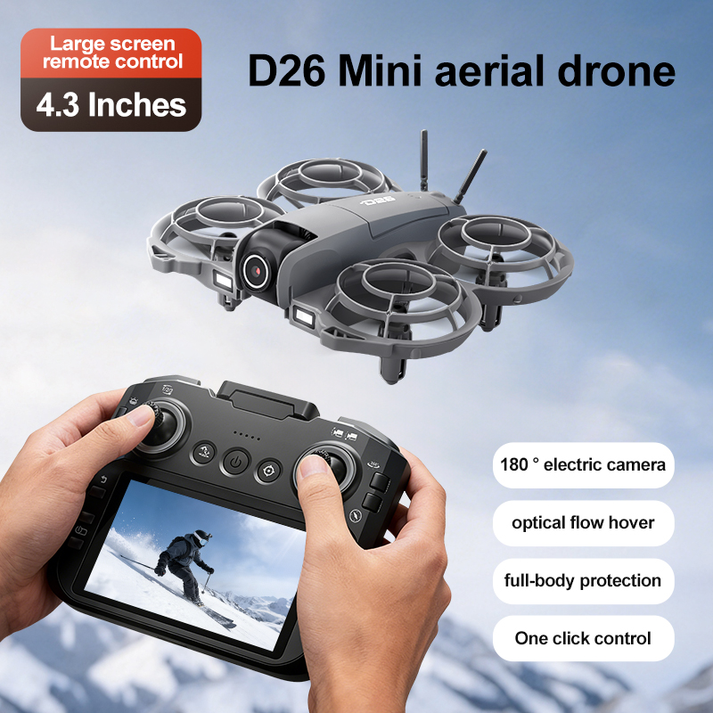 Dron D26 4K Aéreo HD 180 °   D - Drone Battery Box reseña y precio