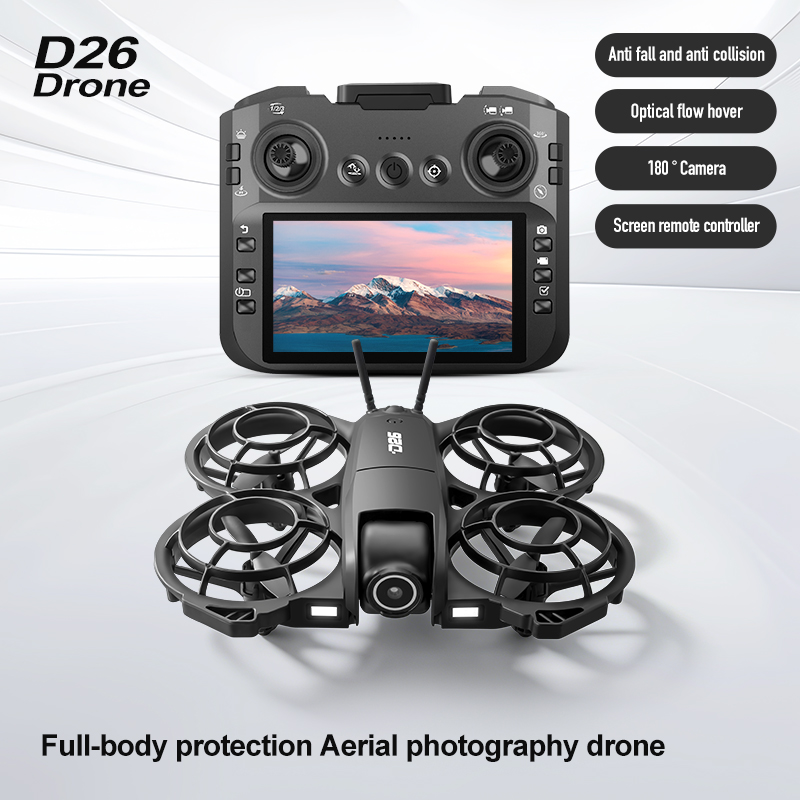 Dron D26 4K Aéreo HD 180 °   D - Drone Battery Box reseña y precio